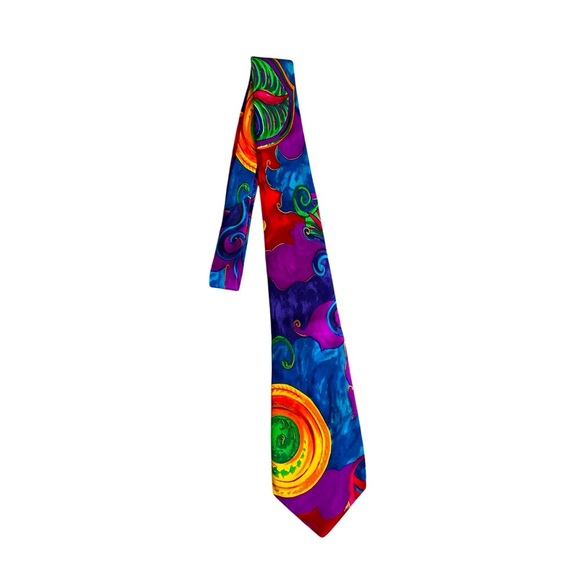 Pat Argenti Other - Pat Argenti Cravatte bold pop art colors silk tie